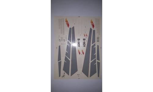 Decalque Avi�o Asia World City B-HOY